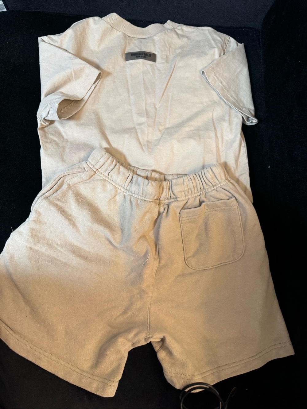 Essentials Sand Athletic Drawstring Shorts - Picture 6 of 6